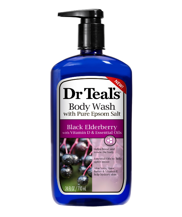 Dr. Teals Elderberry Body Wash 24oz