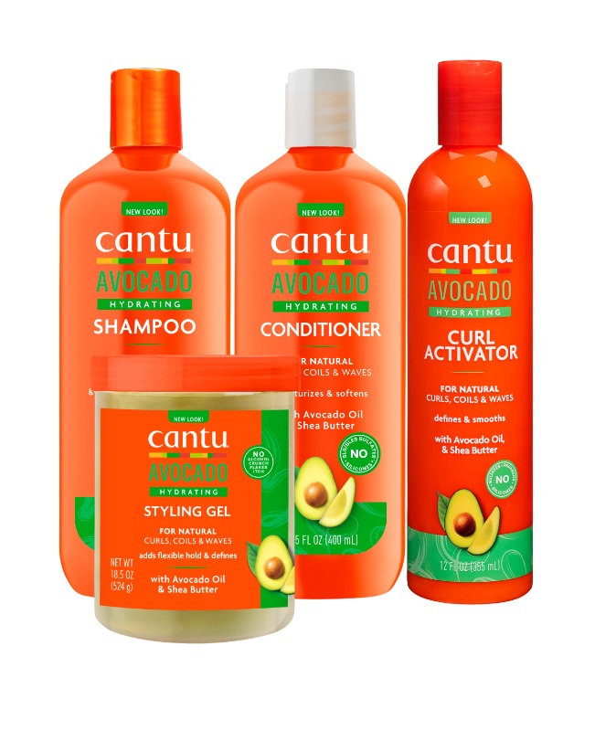 Cantu Kit Aguacate Lavado + Definición (4 piezas)
