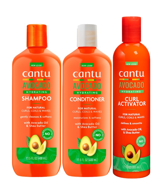Cantu Kit Aguacate Lavado + Peinado (3 piezas)