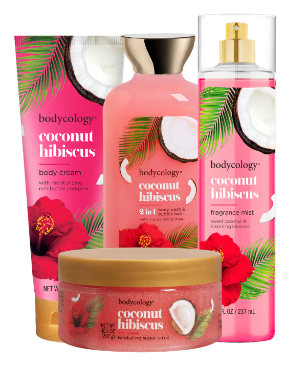 Bodycology Kit Coconut Hibiscus (4 Piezas)
