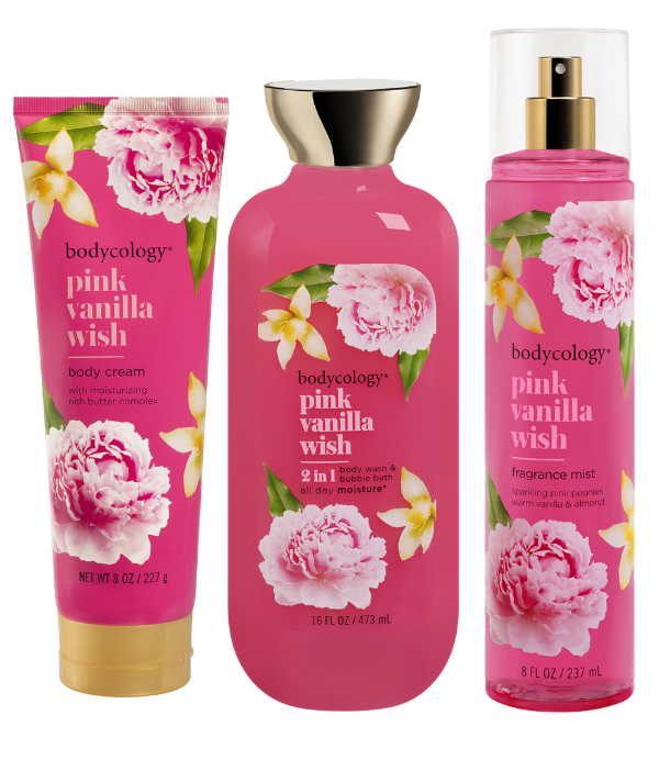 Bodycology Kit Pink Vanilla Wish (3 Piezas)