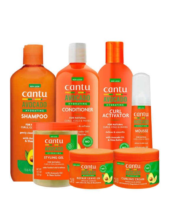Cantu Kit Completo Aguacate (7 piezas)