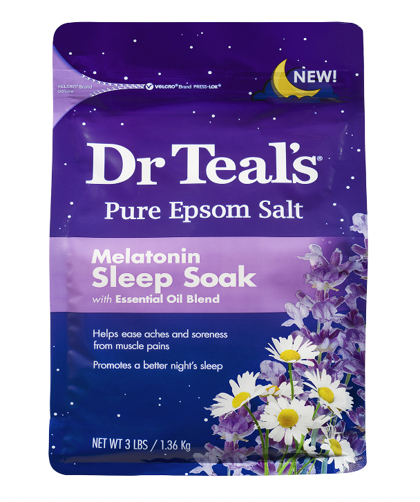 Dr. Teals Melatonin Epsom Salt 3lb