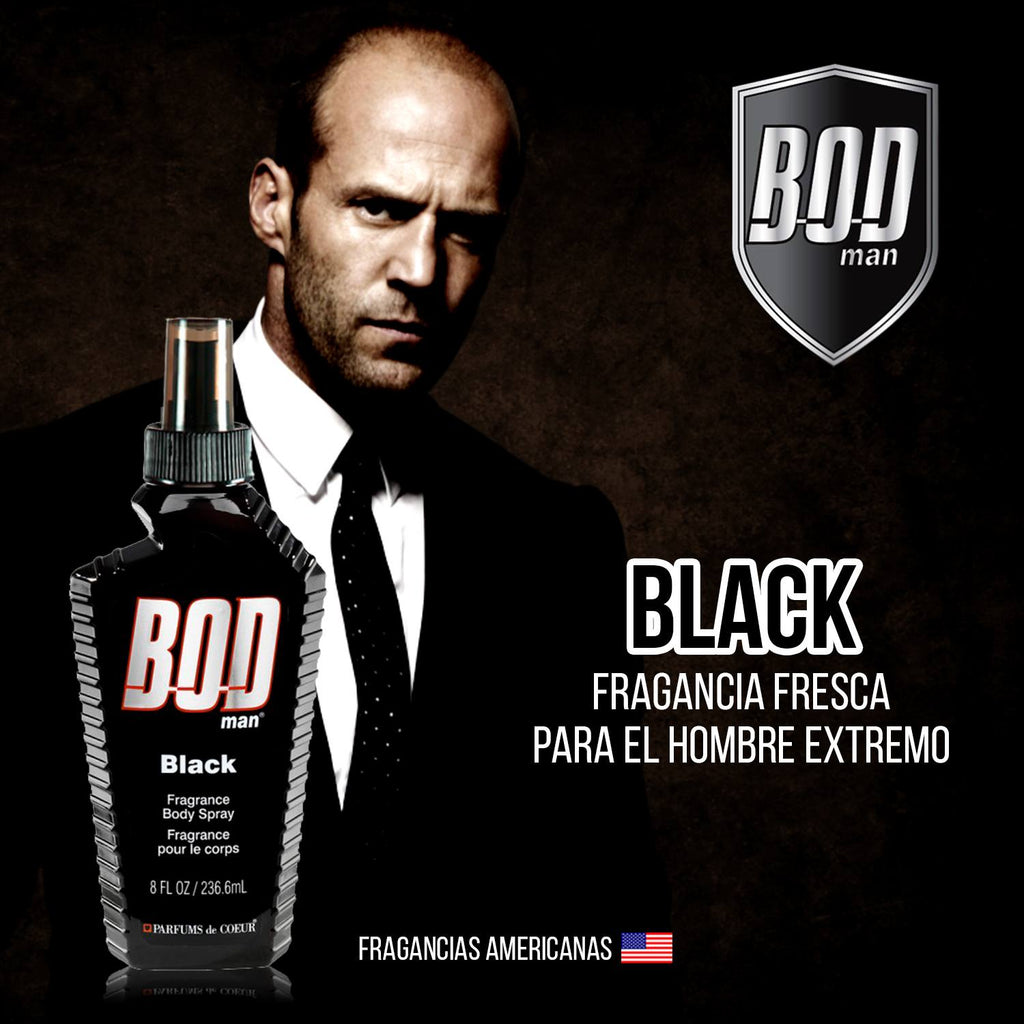 Bod Man Black Body Splash 236ml Paris Success