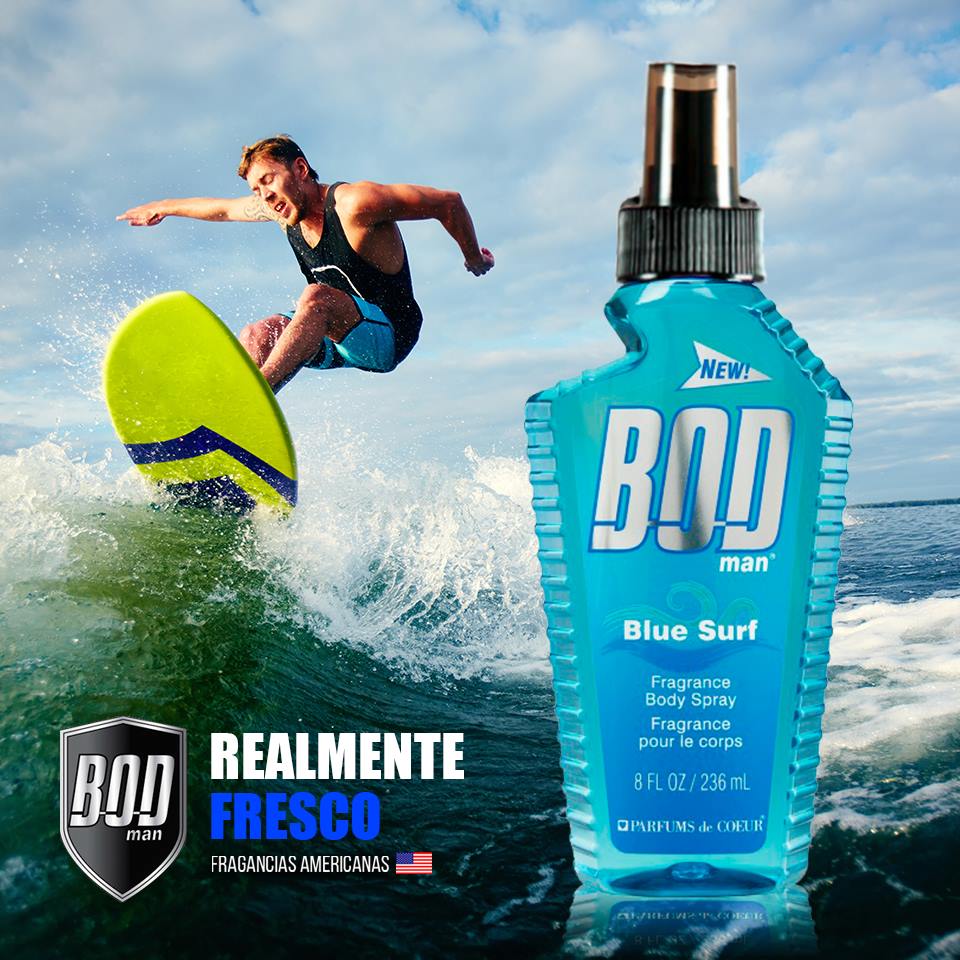 Bod Man Blue Surf Body Splash 236ml Paris Success