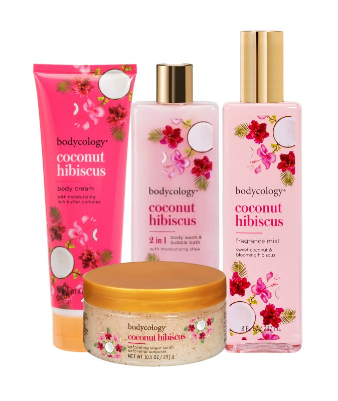 Bodycology Combo Coconut Hibiscus (4 Piezas)