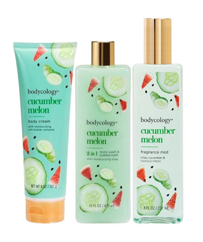 Bodycology Combo Cucumber Melon (3 Piezas)