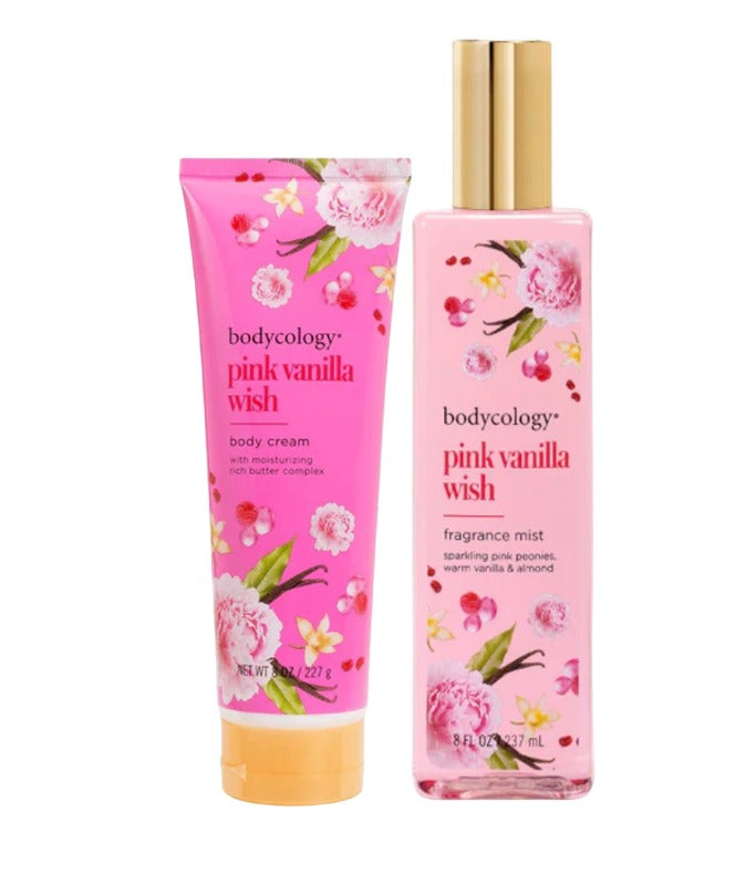 Bodycology Combo Pink Vanilla Wish (2 Piezas)