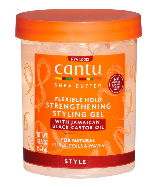 Cantu Natural Hair - Strengthening Styling Gel with Jamaican Black Castor Oil 18.5oz