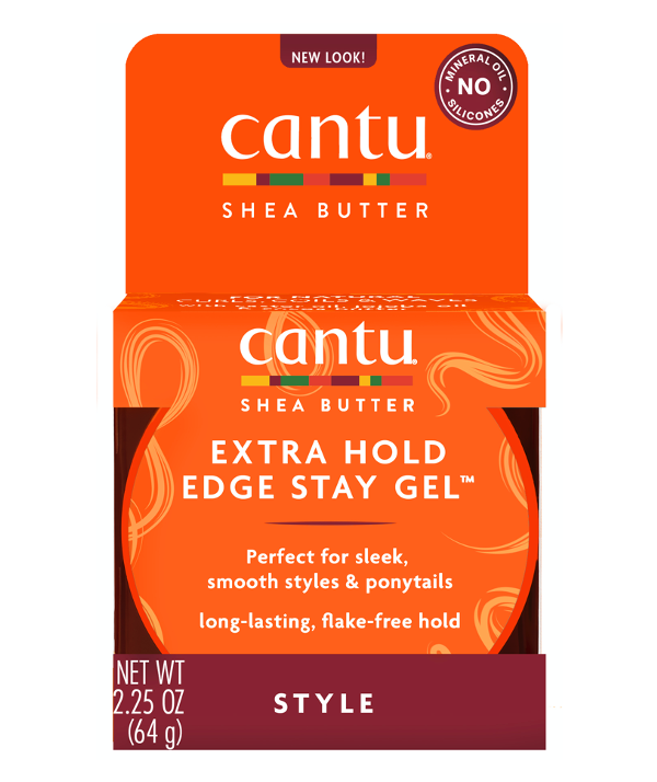 Extra Hold Edge Stay Gel Cantu Pote x 1 Condiciona y suaviza el frizz del cabello para un estilo brillante, y una cabellera lisa con un efecto duradero. Gel de fijación específico que da forma a los recogidos, moños altos, coletas y mantien