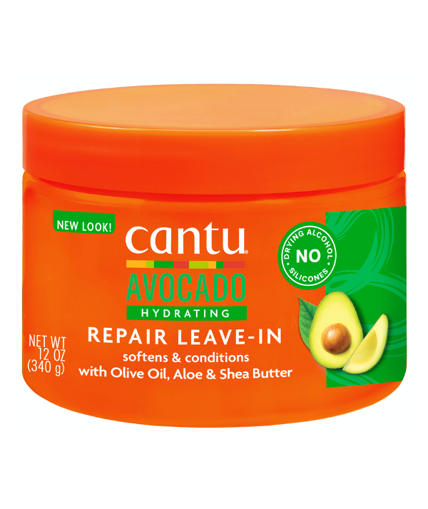 Avocado Leave in Conditioning Cream 12oz Cantu Pote x 1 Repara el cabello dañado con la crema reparadora acondicionadora sin enjuague de aguacate de Cantu! Elaborada con nuestra galardonada fórmula de manteca de karité e infundida con aceite de aguacate, n
